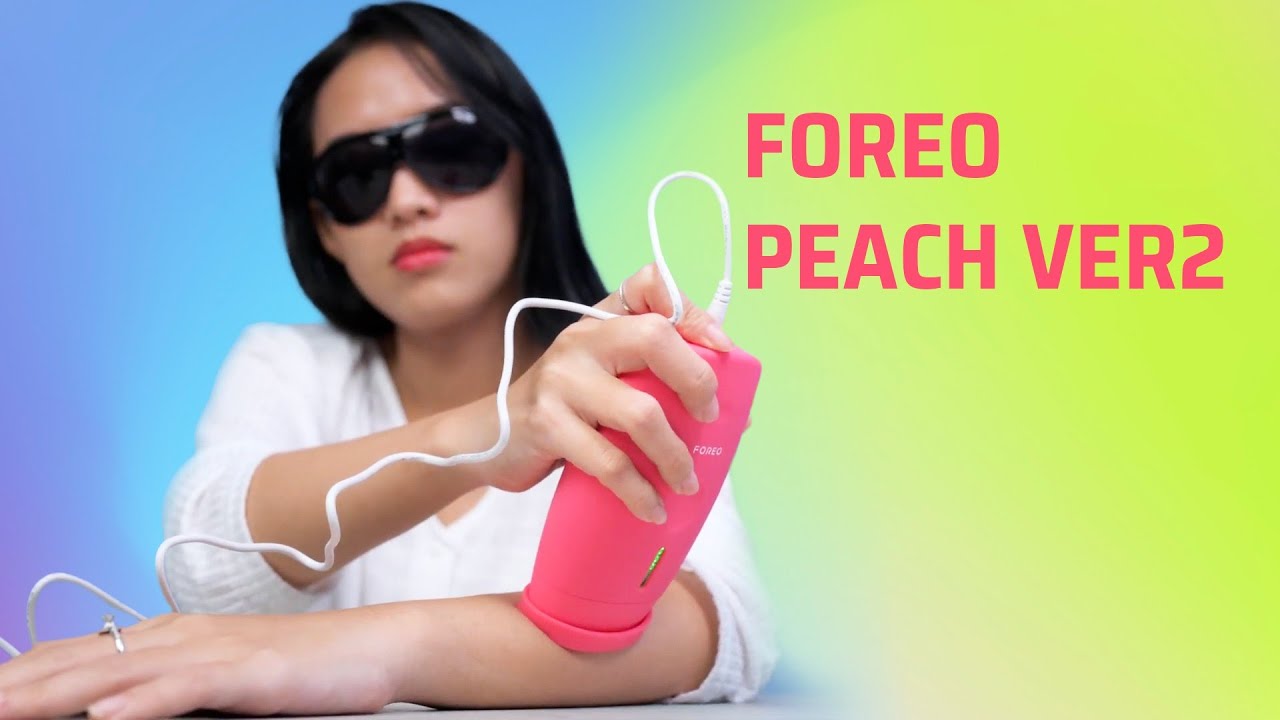 Máy triệt lông Foreo Peach Hair Removal Sóng IPL