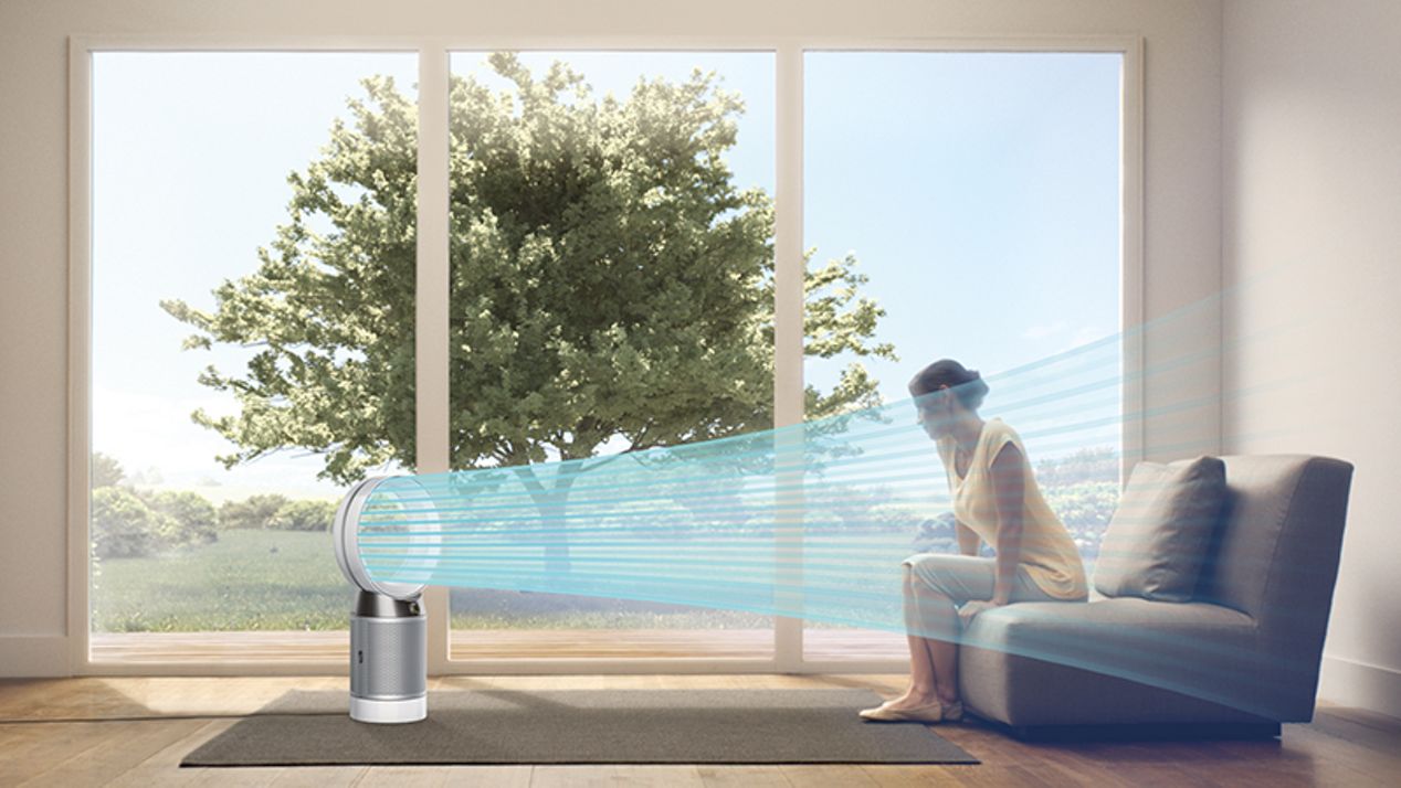 Dyson purifying desk fan cools you in the summer