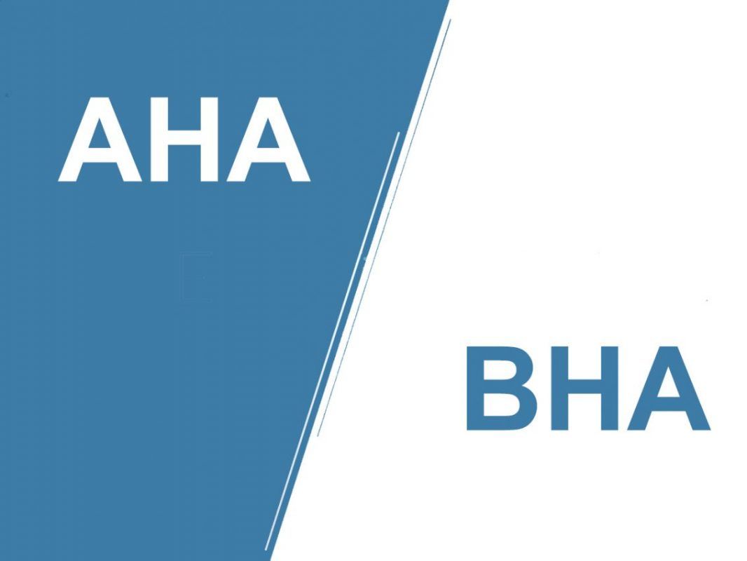 So sánh điểm khác biệt giữa AHA và BHA