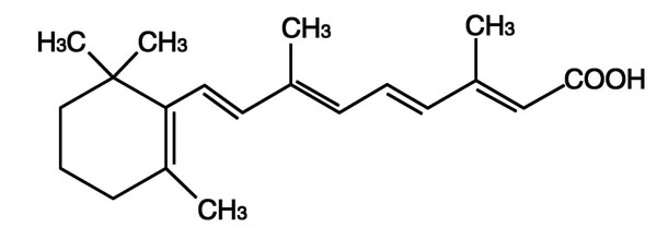Công thức hóa học chính của Retinol
