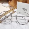 Fendi round silver classic