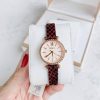 Đồng hồ Fossil Tillie Mini Tillie Mini dây da nâu đỏ họa tiết