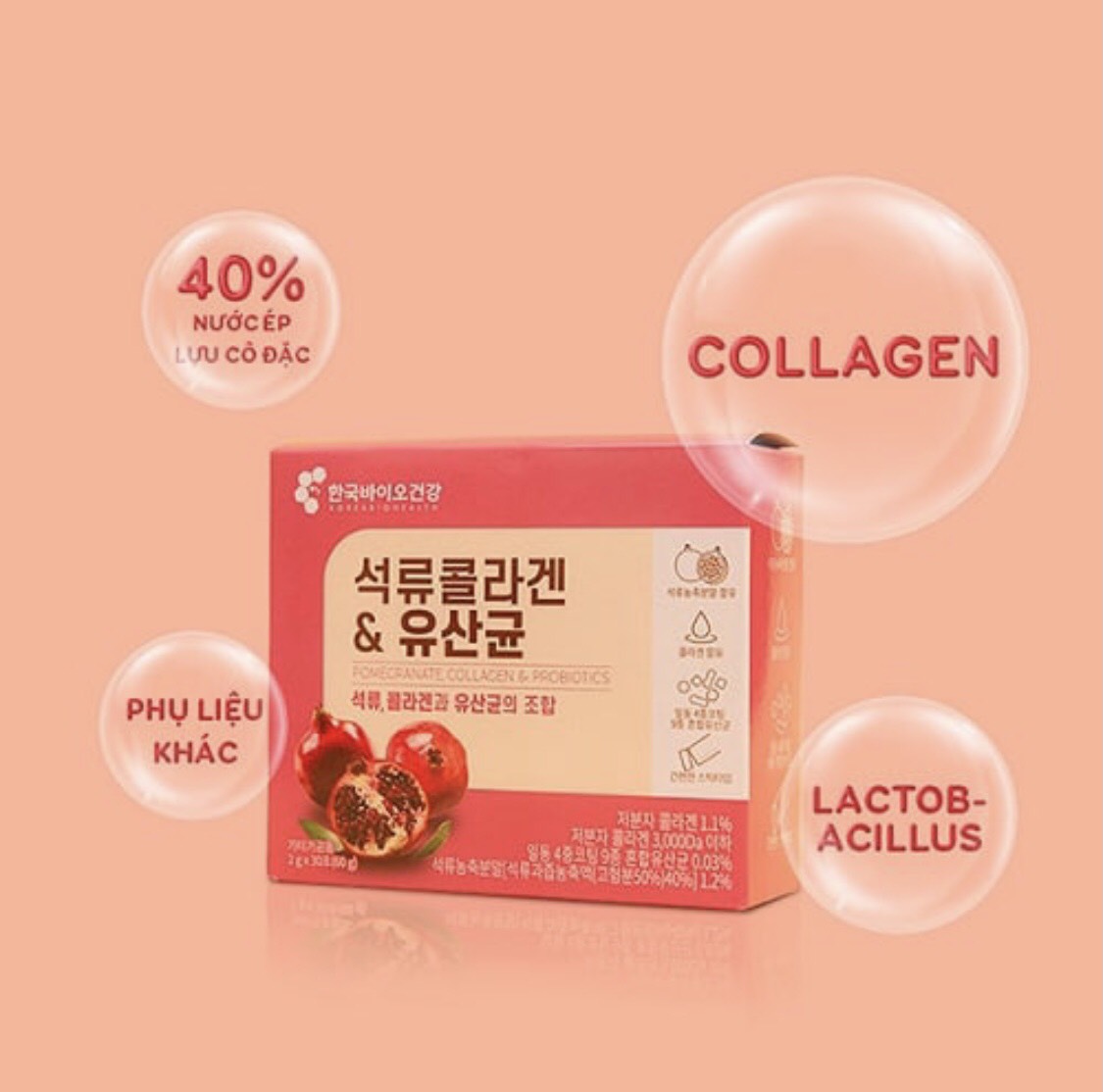 collagen lựu đỏ Bio Cell