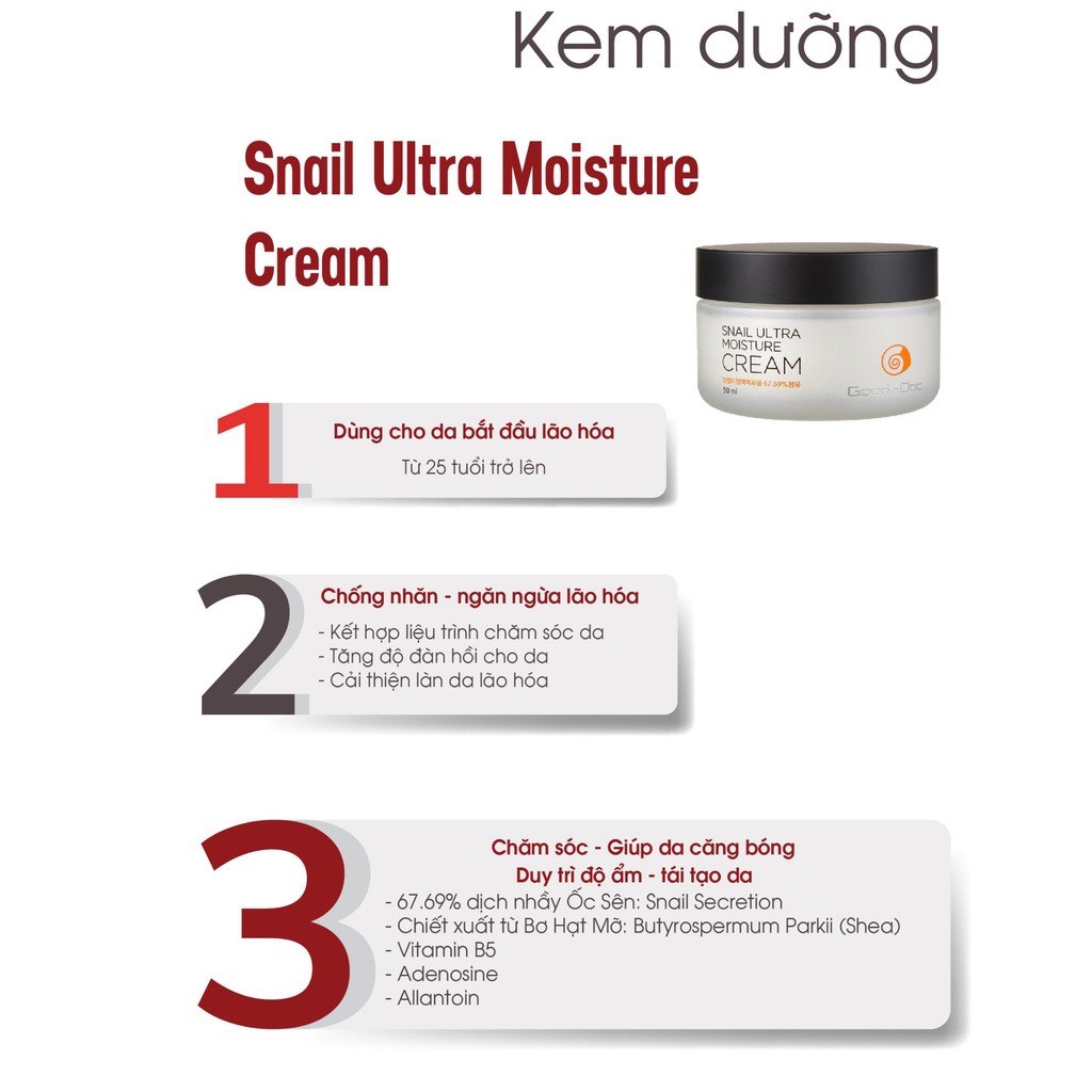 Goodndoc Snail Ultra Moisture Cream-3