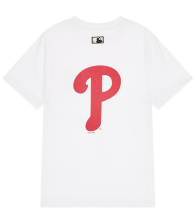 Ao -Phong -MLB -X -Disney- Action- Short- Sleeve- T-shirt- Philadelphia -Phillies -Trang