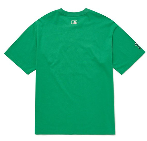 Ao- Phong- MLB -Cursive -Overfit- New -York -Yankees -3ATSR0224-50GNS -Xanh -La