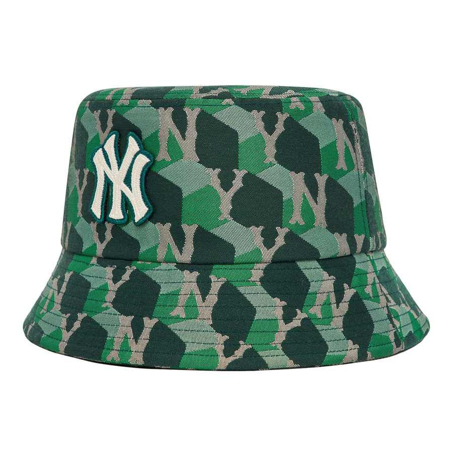 Mũ MLB Nylon Basic Bucket Hat New York Yankees Black  Caos Store
