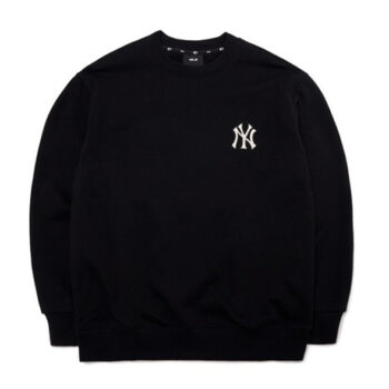 Ao -Ni -MLB- Big- Logo -Overfit -Sweatshirt -New -York- Yankees -3AMTC0114-50BKS -Den