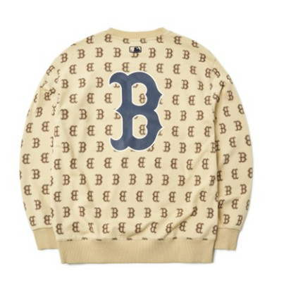Ao -Ni- MLB -Monogram- Allover- Bag -Big -Logo- Overfit -Sweatshirt -3AMTM0614-43BGS -Nau -Nhat