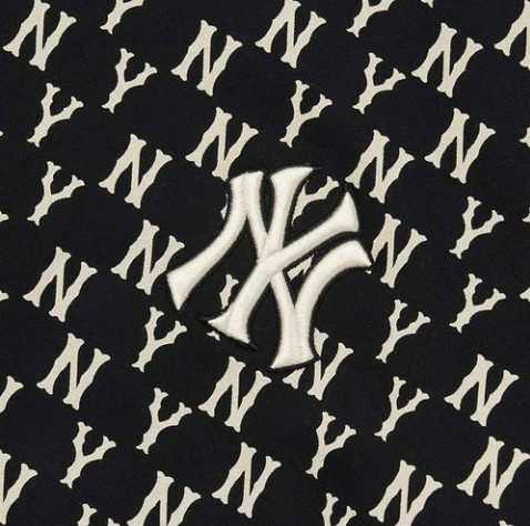 Áo Ni- MLB- Monogram -Overfit -Sweatshirt- New- York -Yankees -3AMTM0224-50BKS -Den