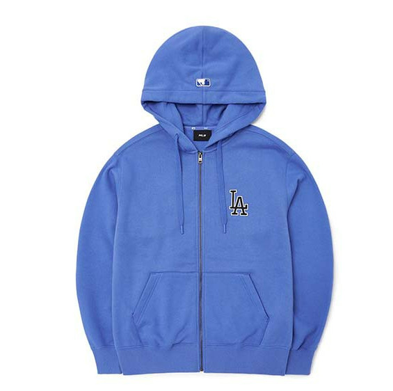 Áo khoác nỉ hoodie logo MLB khóa zip hot hit  Lazadavn