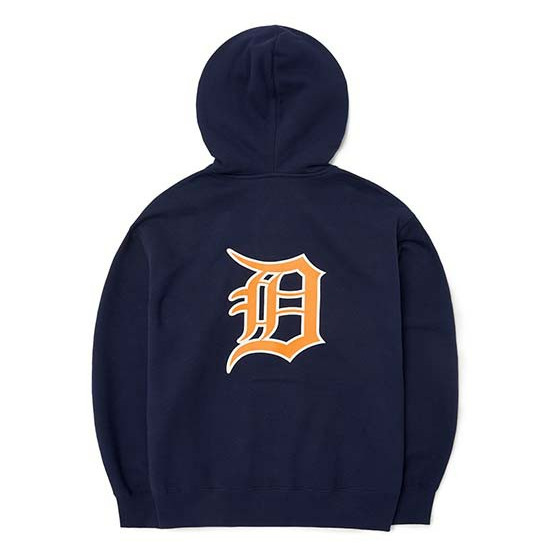 Ao -Hoodie -MLB- Zip- Up- Detroit- Tigers- 3ATRB0426-46NYD -Xanh -Navy