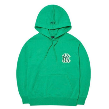 Ao -Hoodie- MLB- Basic- Mega- Logo -Overfit- New- York- Yankees- Green- 3AHDB0224-50GNS -Xanh -Green
