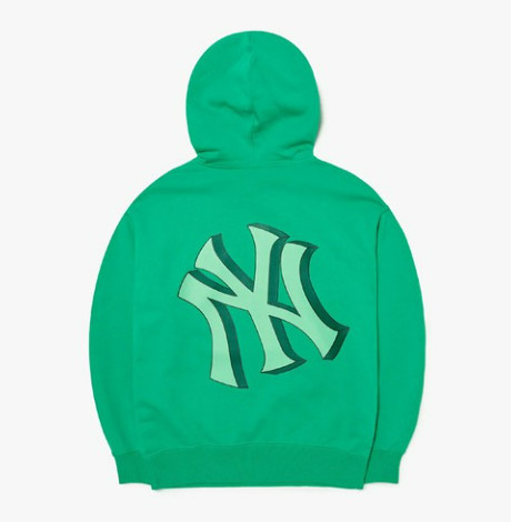 Ao -Hoodie- MLB- Basic- Mega- Logo -Overfit- New- York- Yankees- Green- 3AHDB0224-50GNS -Xanh -Green
