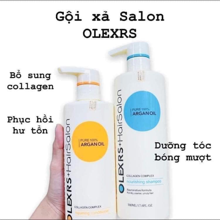 Cap- dau -goi -xa- Olexrs- Argan- Oil -Collagen- Hair -Salon