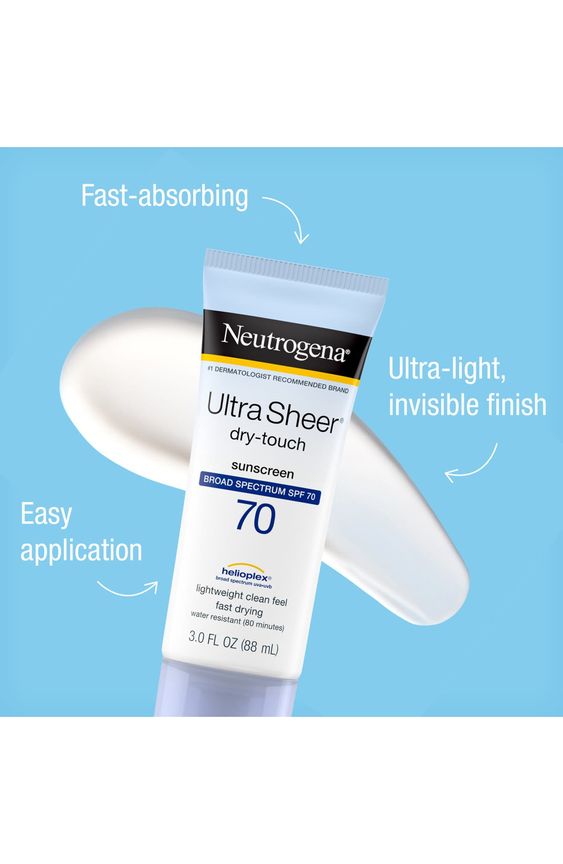 Kem -Chong- Nang -Neutrogena- Ultra- Sheer- Dry- Touch- Sunscreen -SPF -70 
