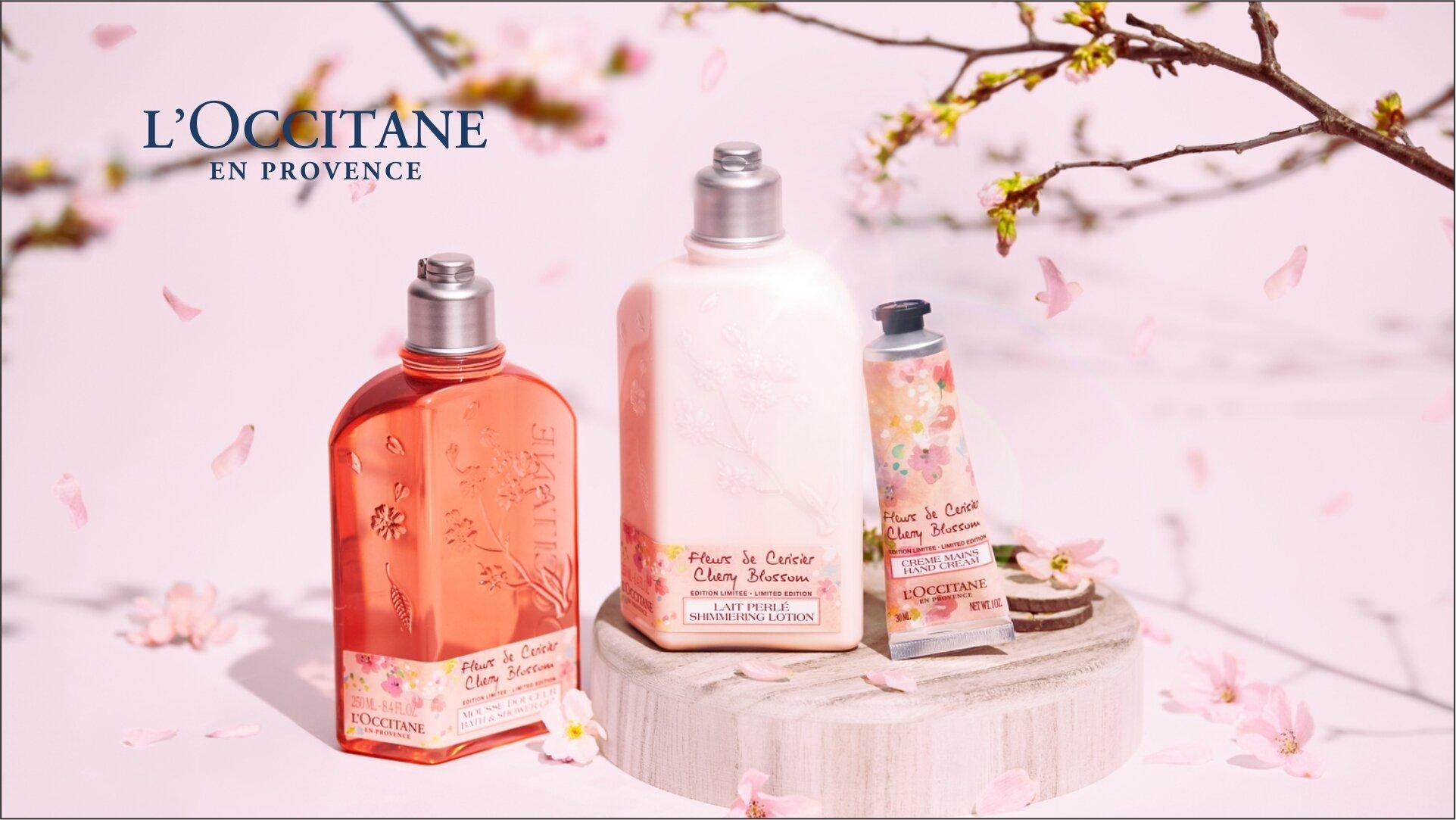 Sua- tam- L'Occitane -Cherry- Blossom -Bath- & -Shower -Gel