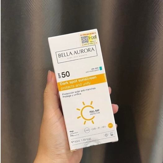 Kem -chong -nang -da -dau- Bella- Aurora- Dark- Spot -Sunscreen -Protects -And -Unify -SPF50